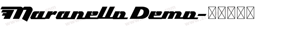 Maranello Demo字体转换